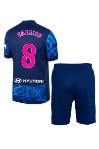 Atletico Madrid Pablo Barrios #8 Babytruitje 3e tenue Kind 2024-25 Korte Mouw (+ Korte broeken)